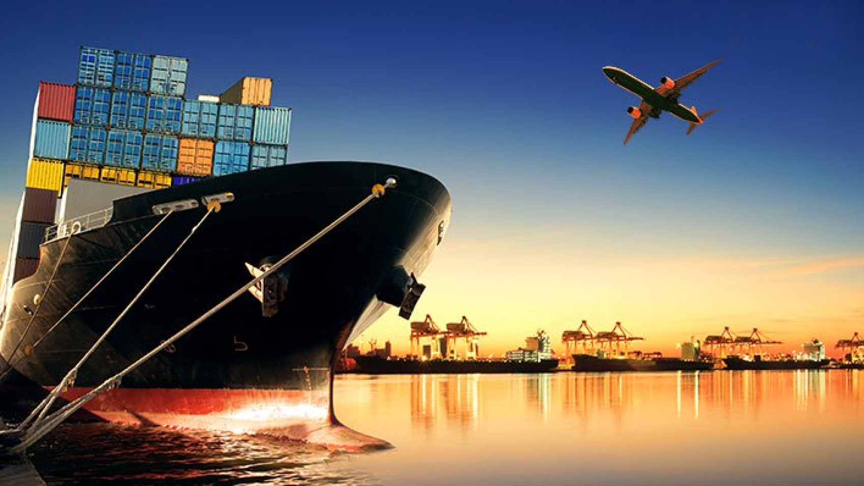 container-ship-and-plane